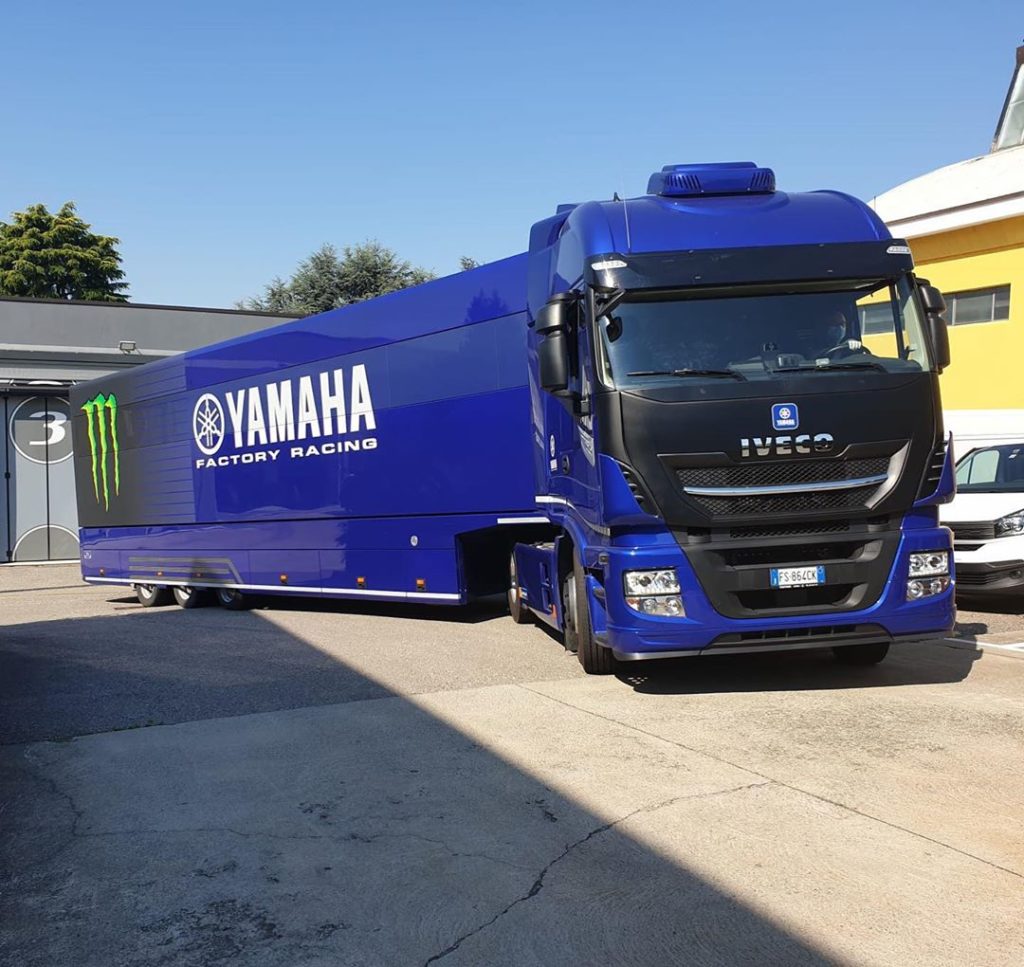 Spain, here we come! 
.
Our trucks are on their way to the first @motogp round, ...