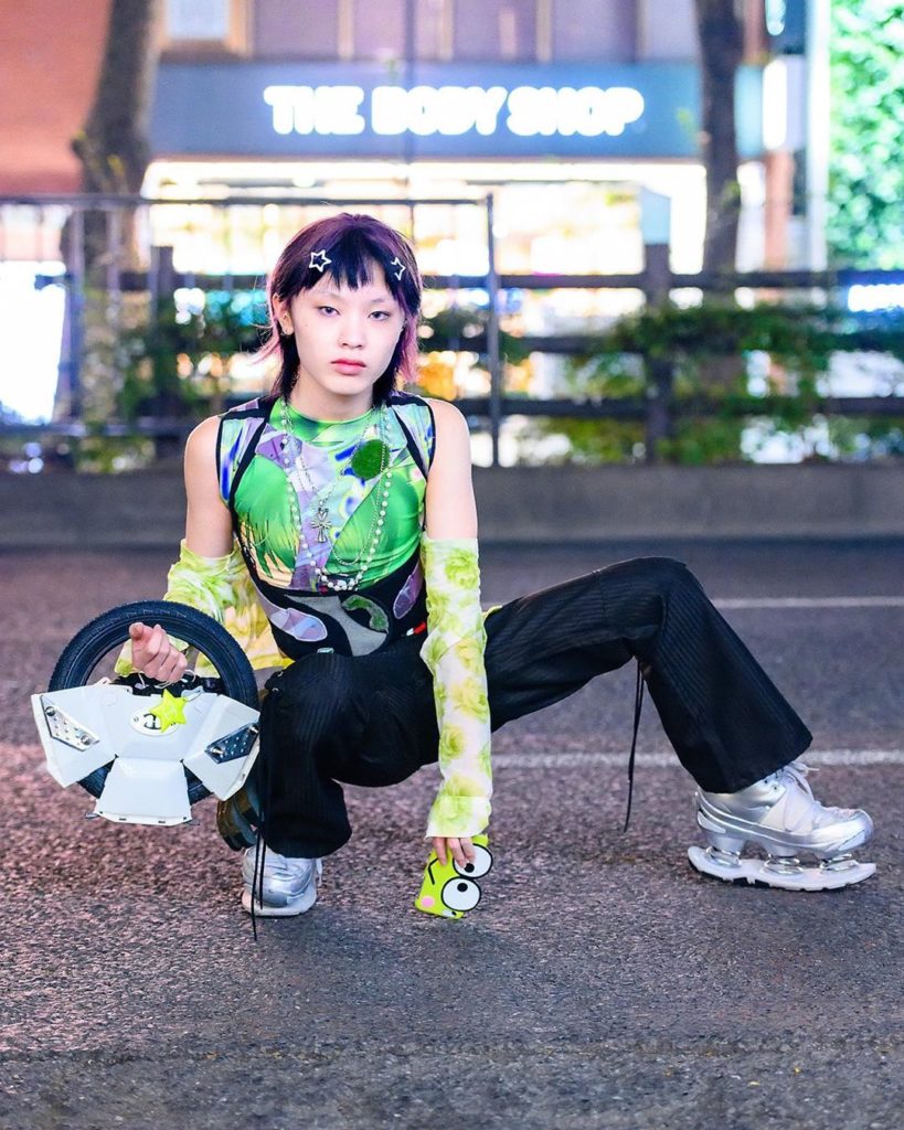 14-year-old Japanese street style personality Raiki (@raiki_yamamoto) on the str...