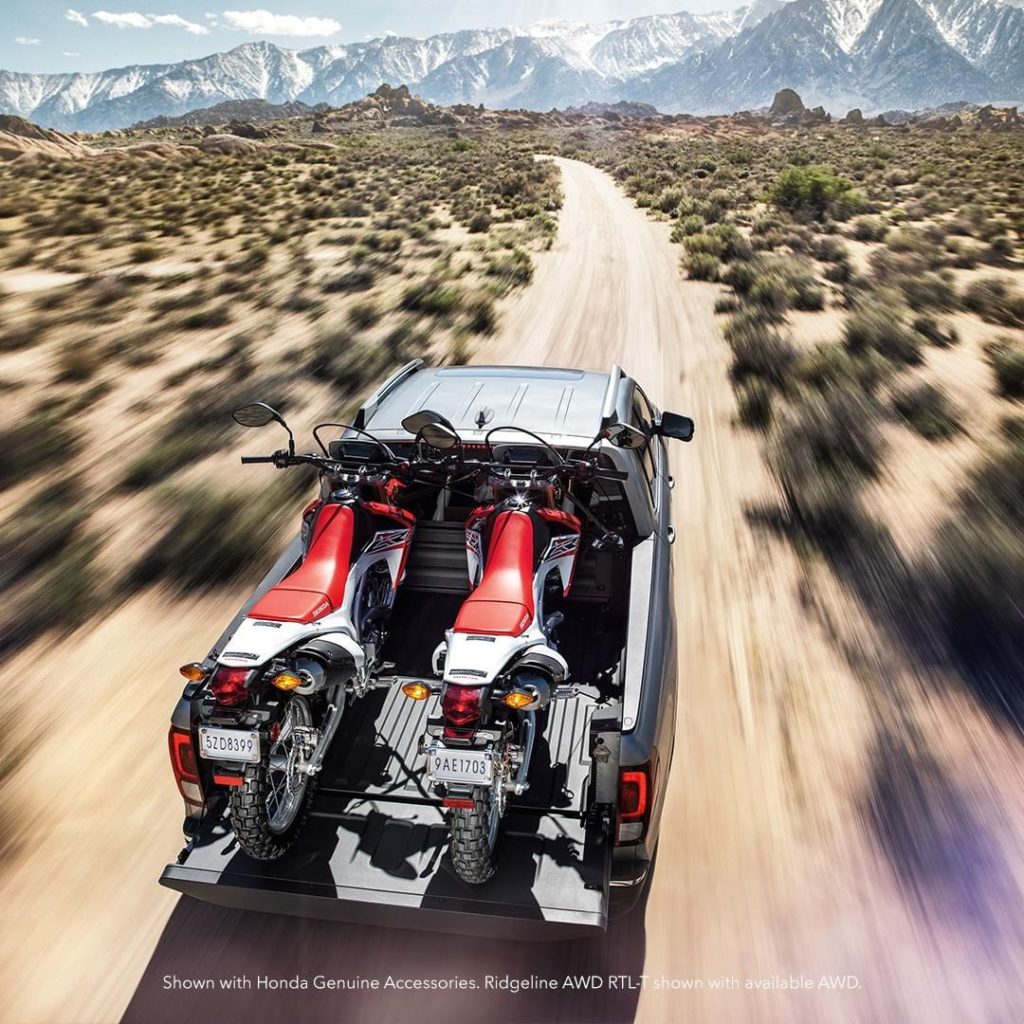 Three rides are better than one. #HondaRidgeline...
