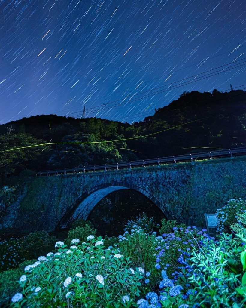 Visit Japan: Look at the beautiful glow captured in this photo left from the fireflies in Hag… Look at the beautiful glow captured in this photo left from the fireflies in Hag...