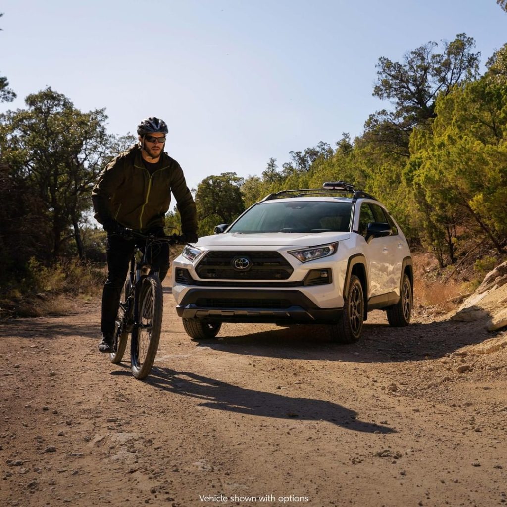 Let's ride!  #RAV4 #TRD Off-Road #LetsGoPlaces...