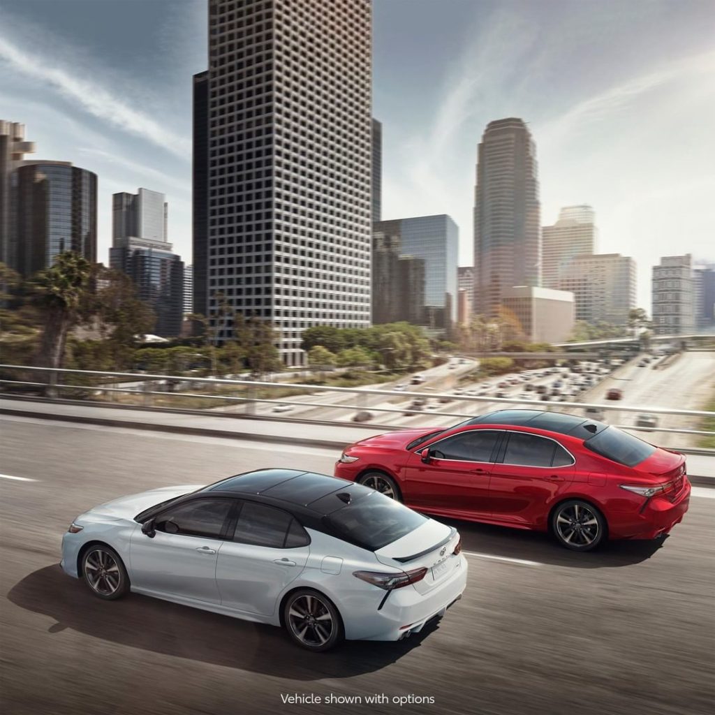 Red, white and...YOU behind the wheel of #Camry.   #LetsGoPlaces...