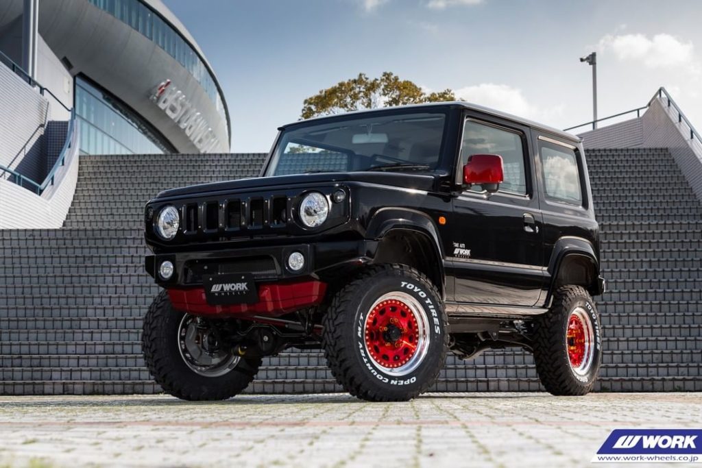 TAKE AUTO Suzuki Jimny on NEW WORK Crag Galvatre #artofwheel #craggalvatre @toyo...