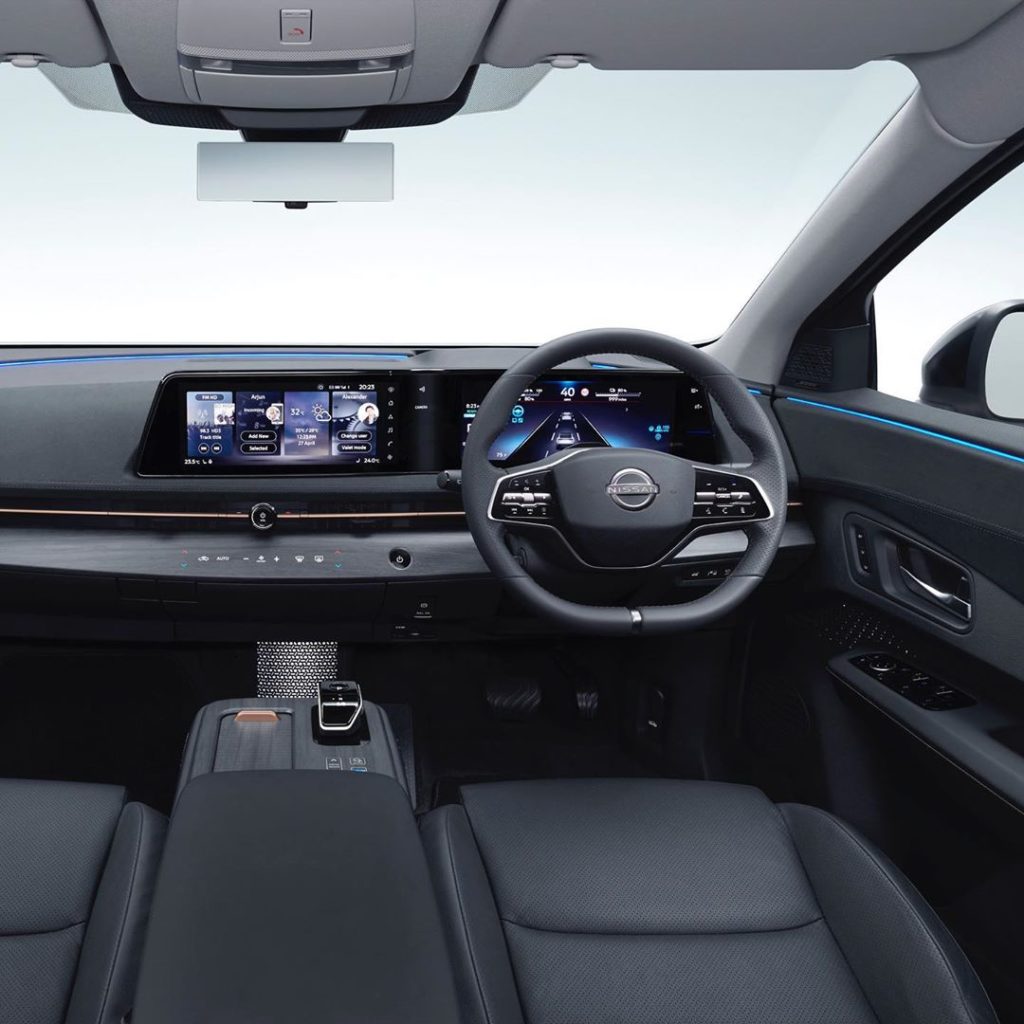 In keeping with the Japanese notion of beauty in subtlety, the #NissanAriya inte...