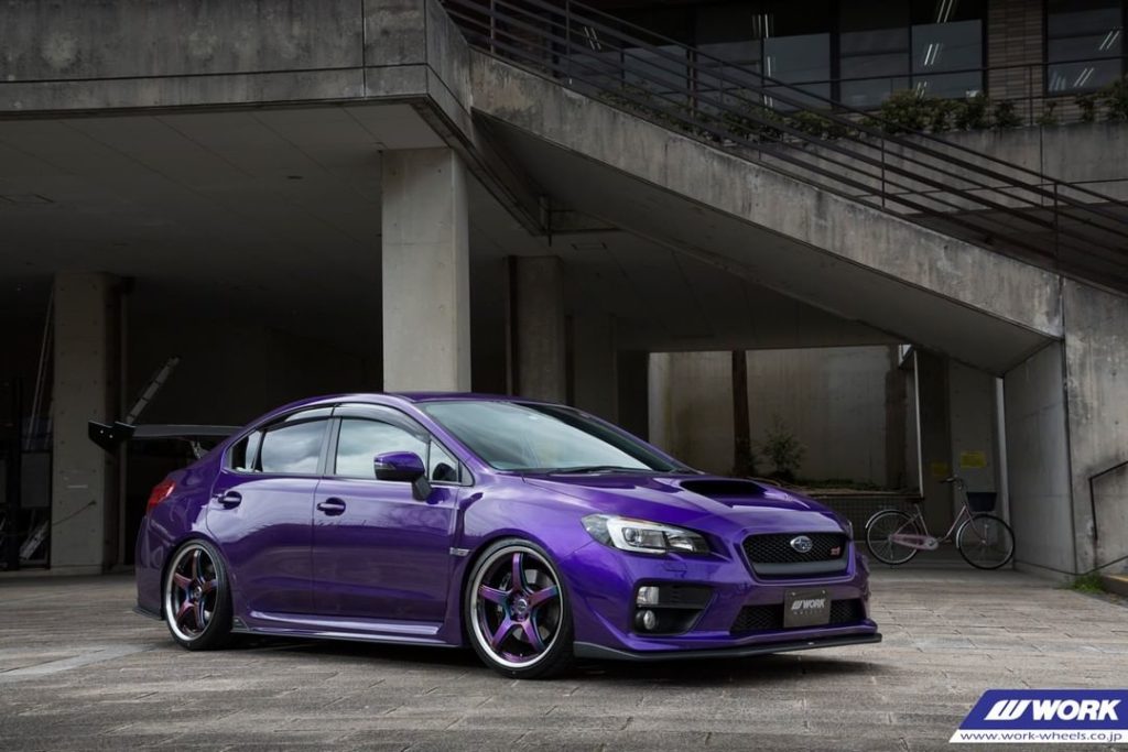 @krcmodified Subaru STI on WORK Emotion T5R2P (color: Asterism Black ARK) #artof...