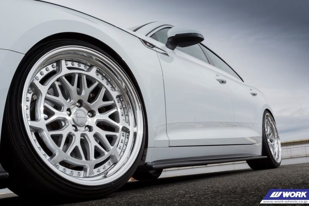 @newing_inc Audi A5 on NEW WORK Gran Seeker DMX #artofwheel #granseekerdmx...