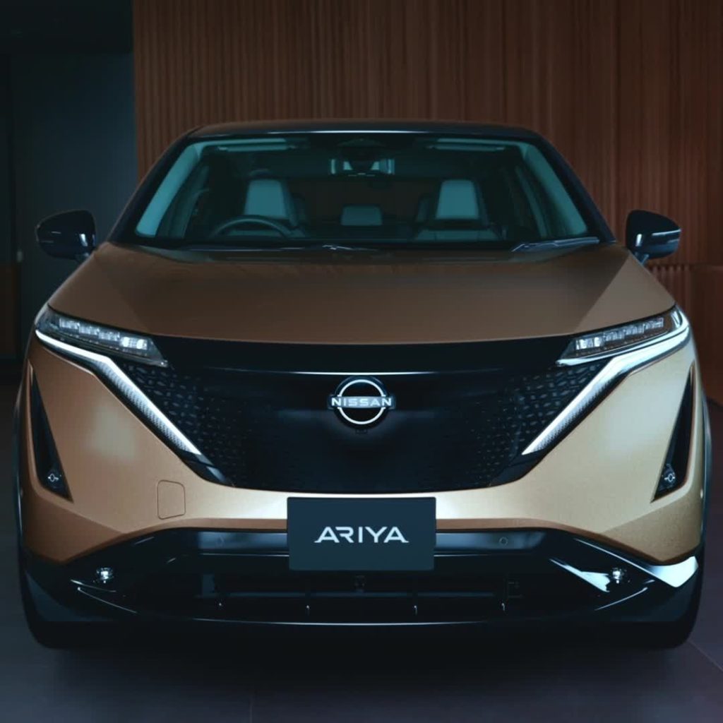 Experience the sleek fusion of zen and spacecraft in the Next-Gen EV #NissanAriy...