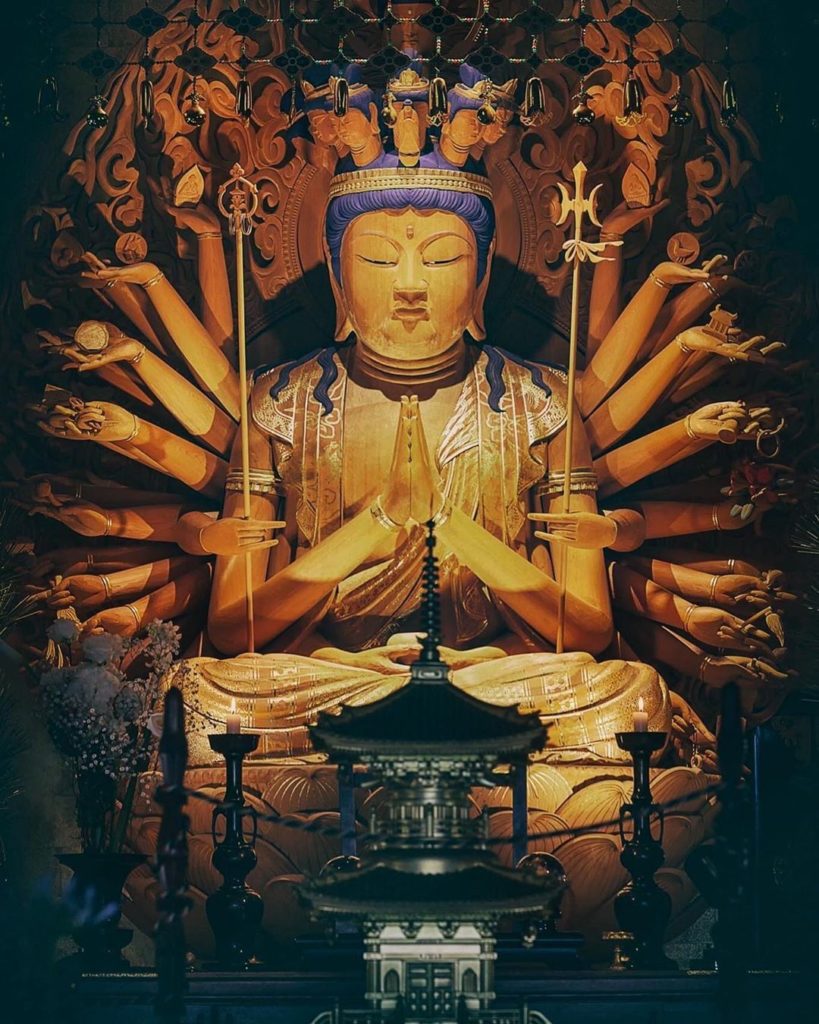 Check out the Eleven-Headed Kannon statue in Koyaji Temple in Saga Prefecture! I...