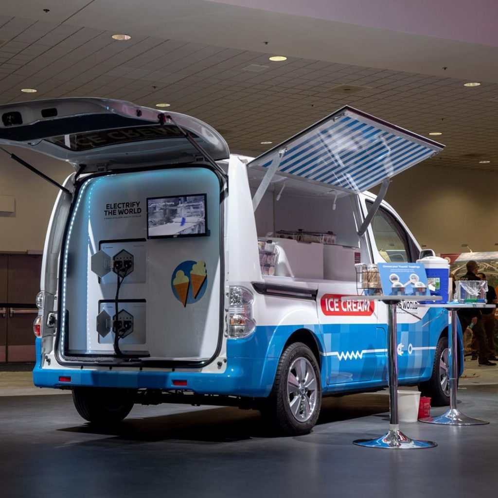 No need to scream for ice cream with Nissan’s 100% electric battery-powered #ICE...