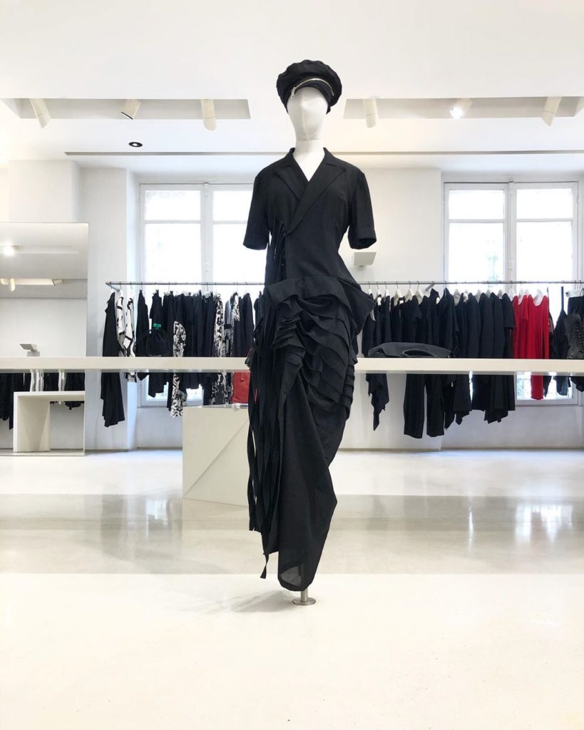 Yohji Yamamoto SS20 collection available at Yohji Yamamoto Cambon store. 

 Yohj...