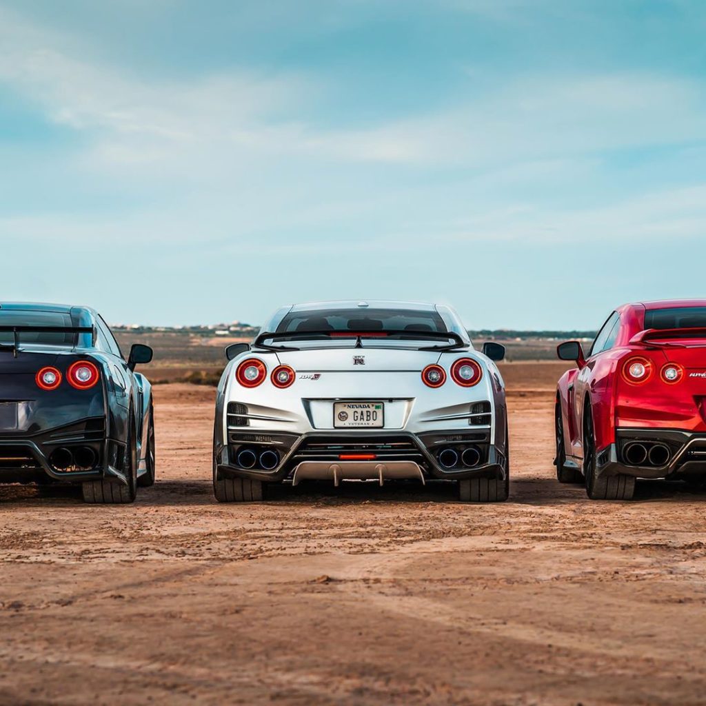 Who’s down to race? Comment below! #NissanGTR #Godzilla 
 @apexzilla...