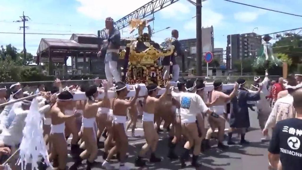 Ogionsa Festival 2016 No.2 – Mikoshi Marching Kagoshima Station – Ogionsa Festival 2016 No.2 - Mikoshi Marching Kagoshima Station -