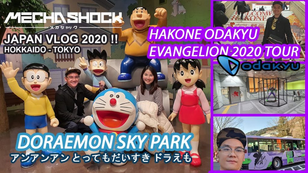 OTAKU TOUR 2020 HOKKAIDO! DORAEMON SKYPARK,  ODAKYU EVANGELION TOUR 2020 HAKONE BELAKANG FUJI !