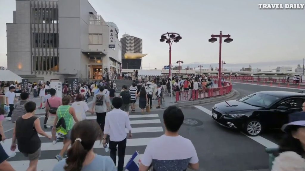 Tokyo tour walking 4k video One of beautiful place Japan