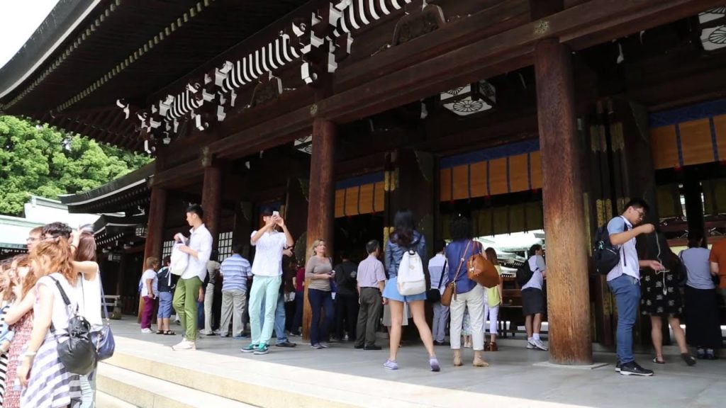 Temple de Meiji Jingu à Tokyo, Japon / Meiji Jingu temple, Tokyo, Japan