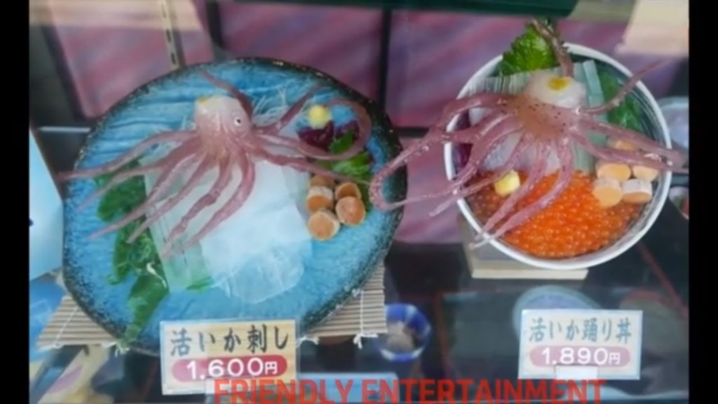 SQUIDS SASHIMI || JAPANESE STREET FOOD SQUIDS SASHIMI || JAPANESE STREET FOOD