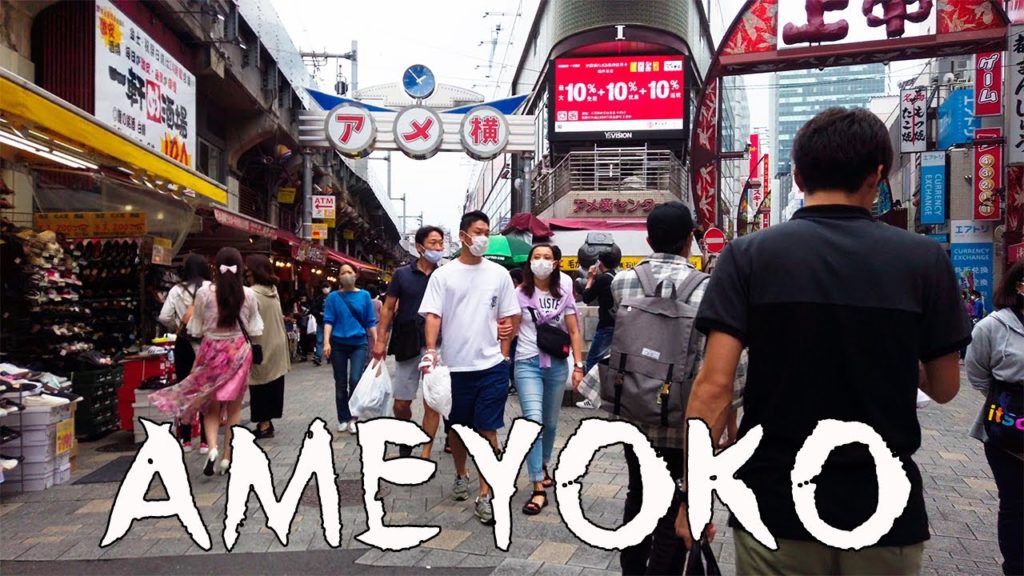 【Tokyo 4K】Ameyoko - Japan / daytime walks アメヤ横丁の散歩