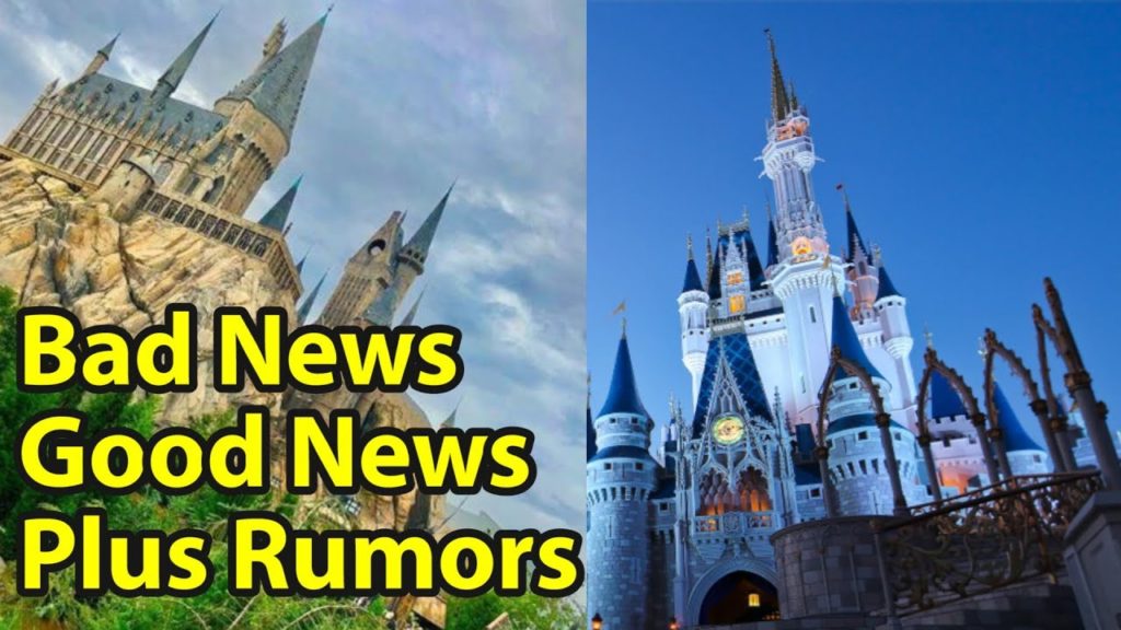Disney/Universal Good News, Bad News & Rumors for Week Ending 6.21.20