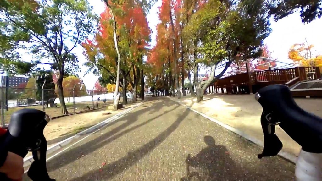 Bike Ride in Okayama Prefectual Multipurpose Grounds
