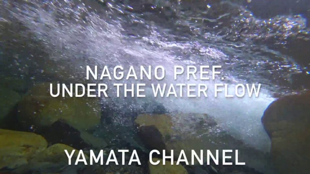 [Waterflow]Beautiful river flow in Nagano, Japan[under water clip]