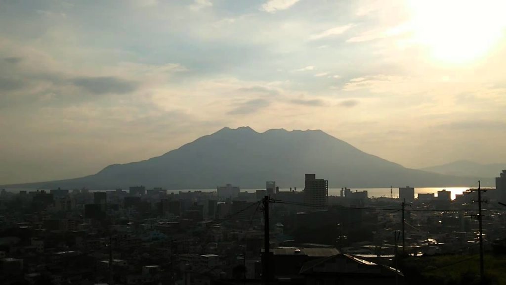 Beautiful Volcano Mt.Sakurajima in Kagoshima, Japan (2015/09/14 07:11)
