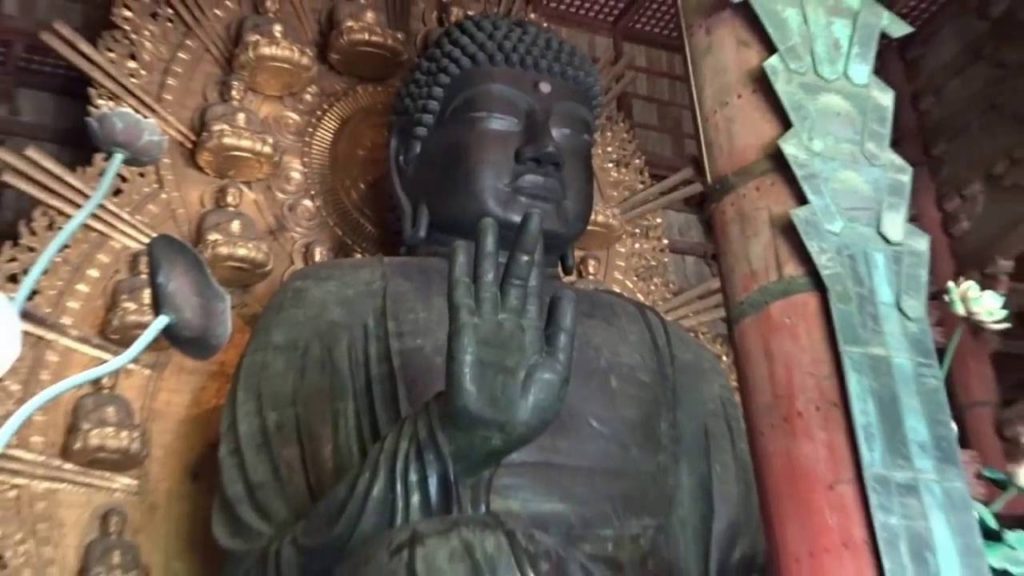 Todai-ji Temple of the Great Buddha , to Nara in Japan trip