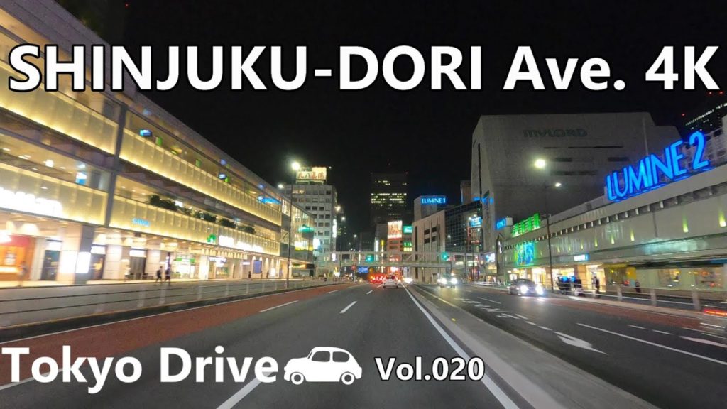 Shinjuku-Dori Ave.4K – Shinjuku-Dori Ave.night drive.Tokyo,Japan. Shinjuku-Dori Ave.4K - Shinjuku-Dori Ave.night drive.Tokyo,Japan.