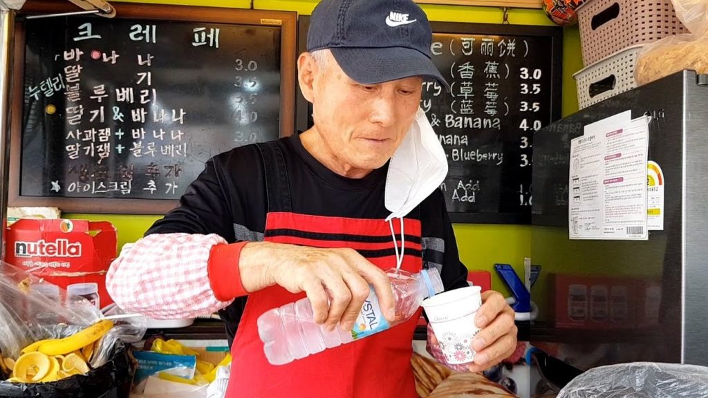 동대문 할부지 크레페 근황 / Popular papa's crepe with nutella / korean street food