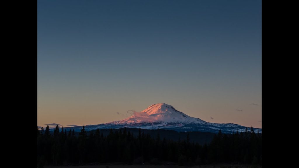 Mt. Fuji timelapse at sunset