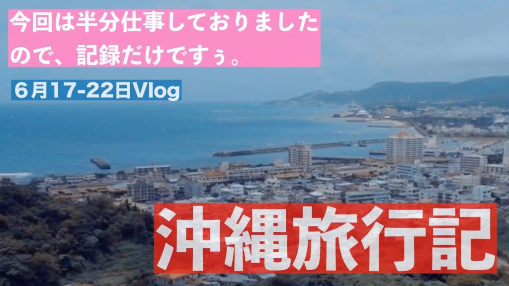 沖縄旅行記2020。ちょっと仕事で沖縄行ってました。【vlog】