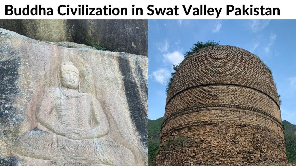 Buddha Civilization in Swat Valley Pakistan Visited by Japanese Travelers - スワットの仏文明