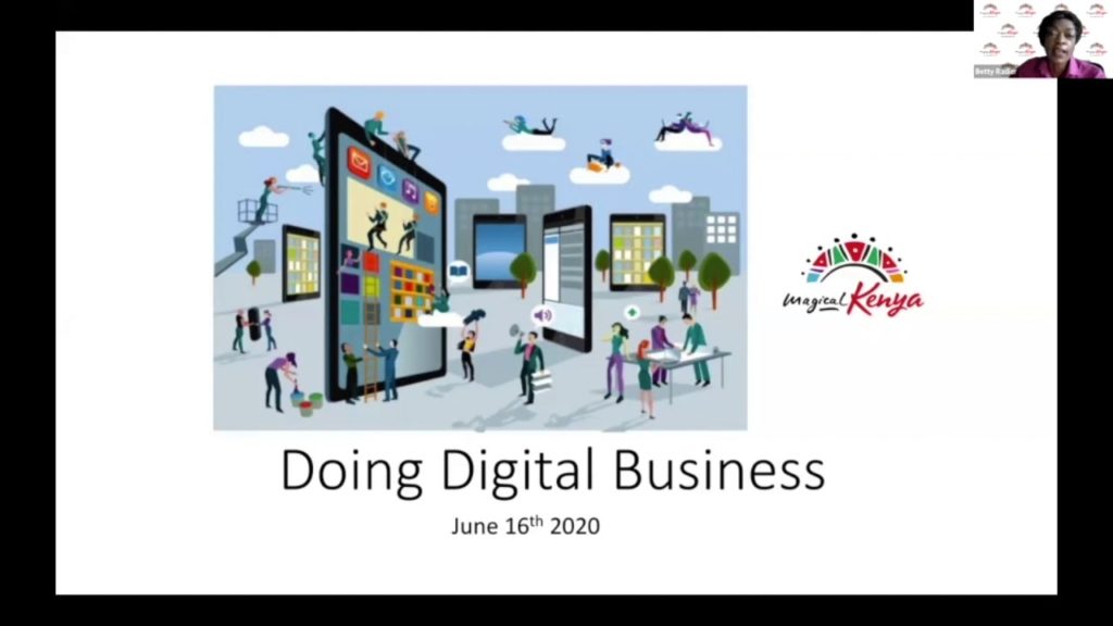 Kenya Tourist Board - Making Digital Work Webinar June 2020 Sharing Moments
