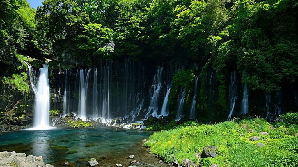 白糸の滝＆音止の滝