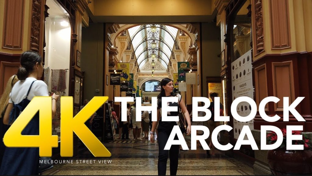 Explore Melbourne : The Block Arcade  - Melbourne - 4K Ultra HD