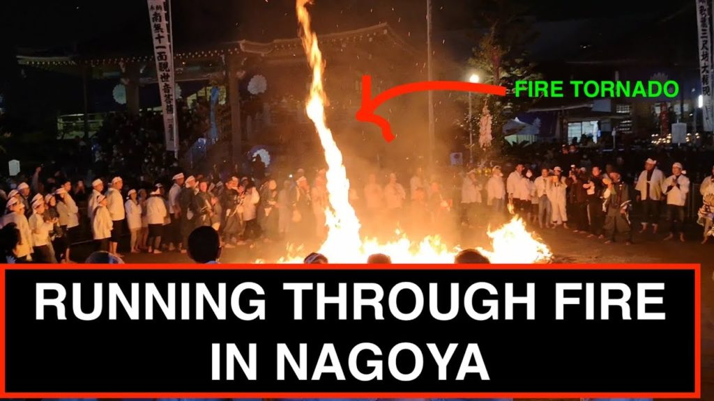 Vlog 2- NAGOYA, JAPAN. FIRE TORNADO AND RUNNING THROUGH FIRE