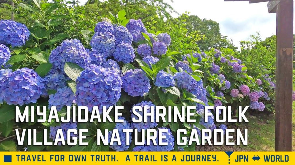 【4K】福岡の宮地嶽神社にある民家村自然広苑