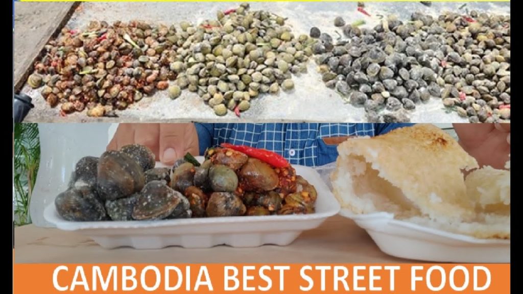 Cambodia Town Street Food after Corona Lockdown!! - Sun-Dried Clams (Khmer Leas Hal)​​ + Crispy Rice