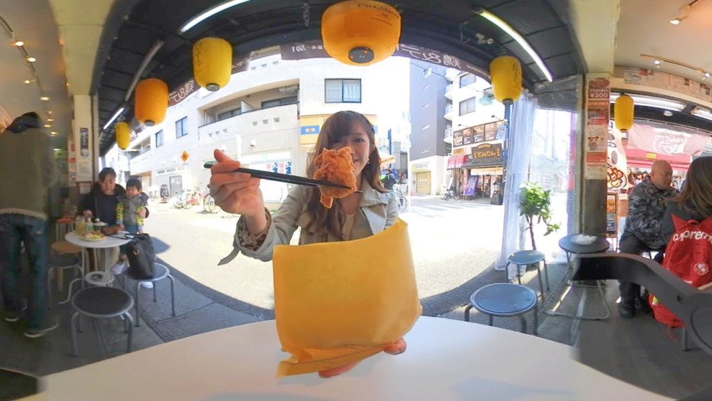 VR trip to Tokyo, Japan - Kanako takes you on an eating tour at Togoshi Ginza Shopping Street Part 3