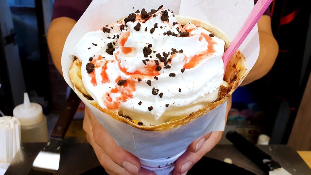 줄서서 먹는 유명한 석계역 아저씨 크레페, 딸기 바나나 생크림 크레페, Amazing Crepe Skills, Korean Uncle Crepe, Korean Street Food 줄서서 먹는 유명한 석계역 아저씨 크레페, 딸기 바나나 생크림 크레페, Amazing Crepe Skills, Korean Uncle Crepe, Korean Street Food