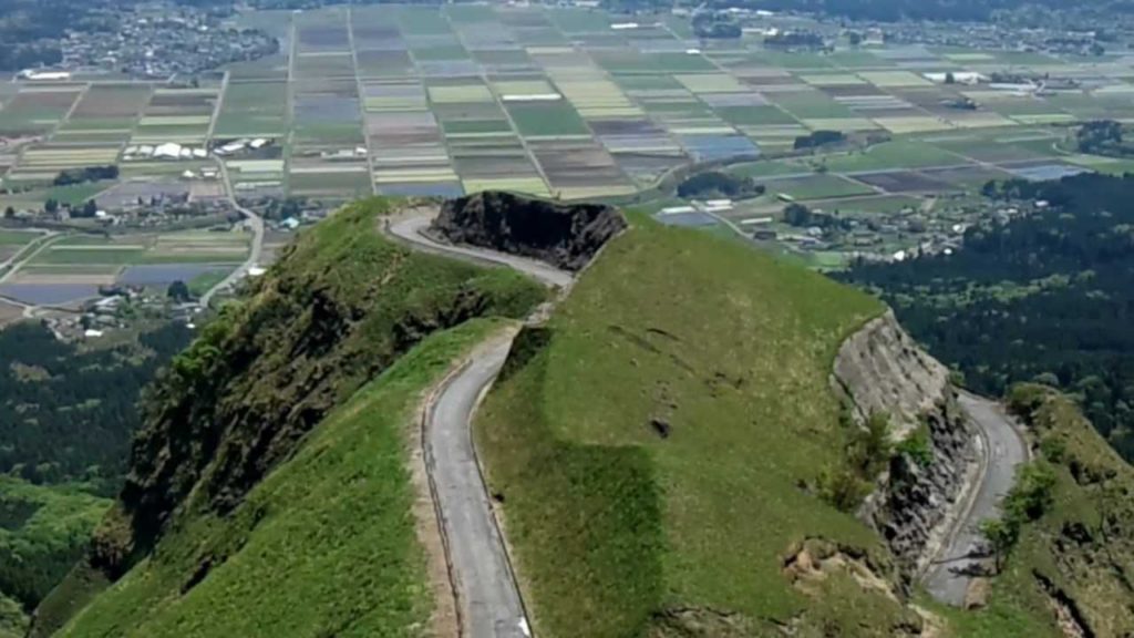 the road of laputa at Aso. the road of laputa at Aso.