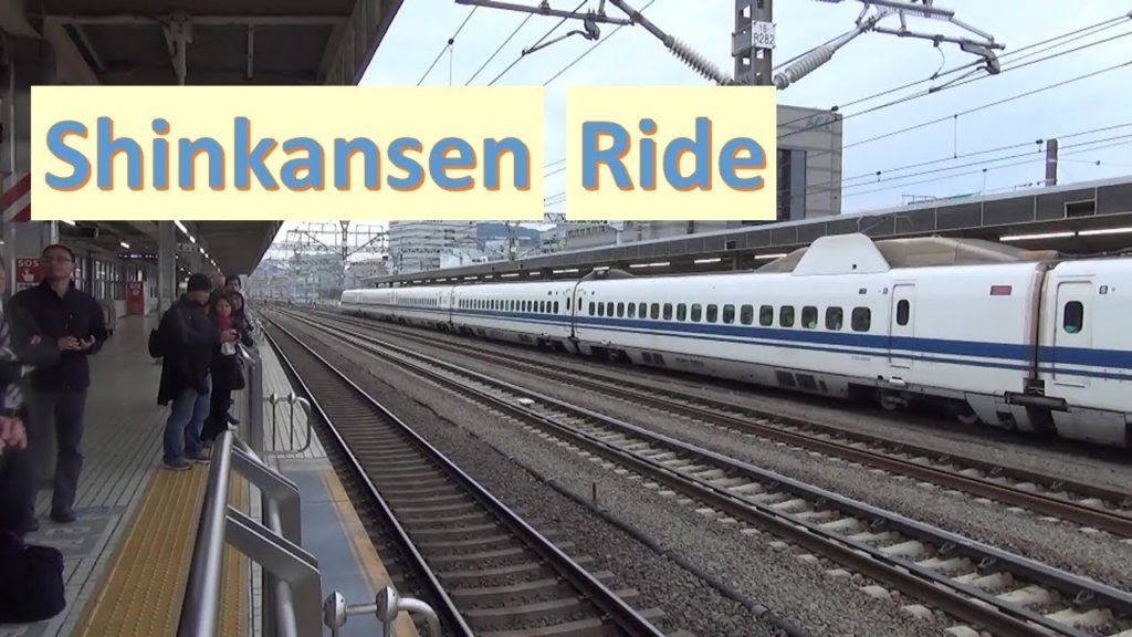 Taking the Shinkansen