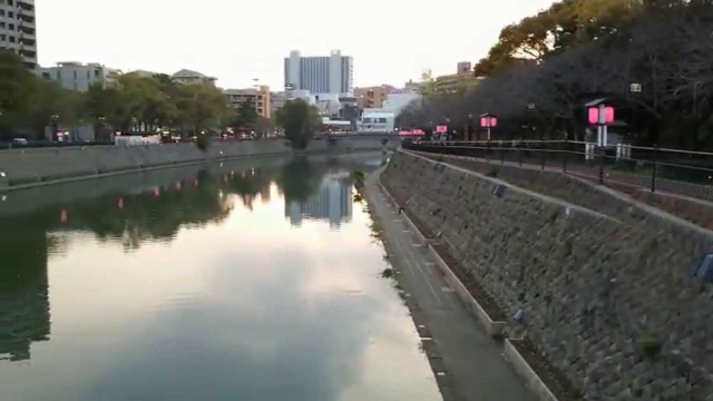 Kagoshima's Nile River "Kotsuki" flowing in Kagoshima City, Japan