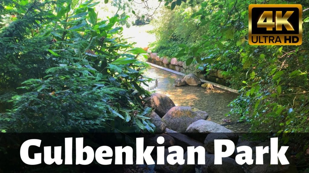 【4K】Walking in Lisbon's most beautiful garden - The Calouste Gulbenkian Park
