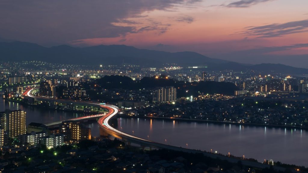 Sunset over the Fukuoka City | Fukuoka, Japan
