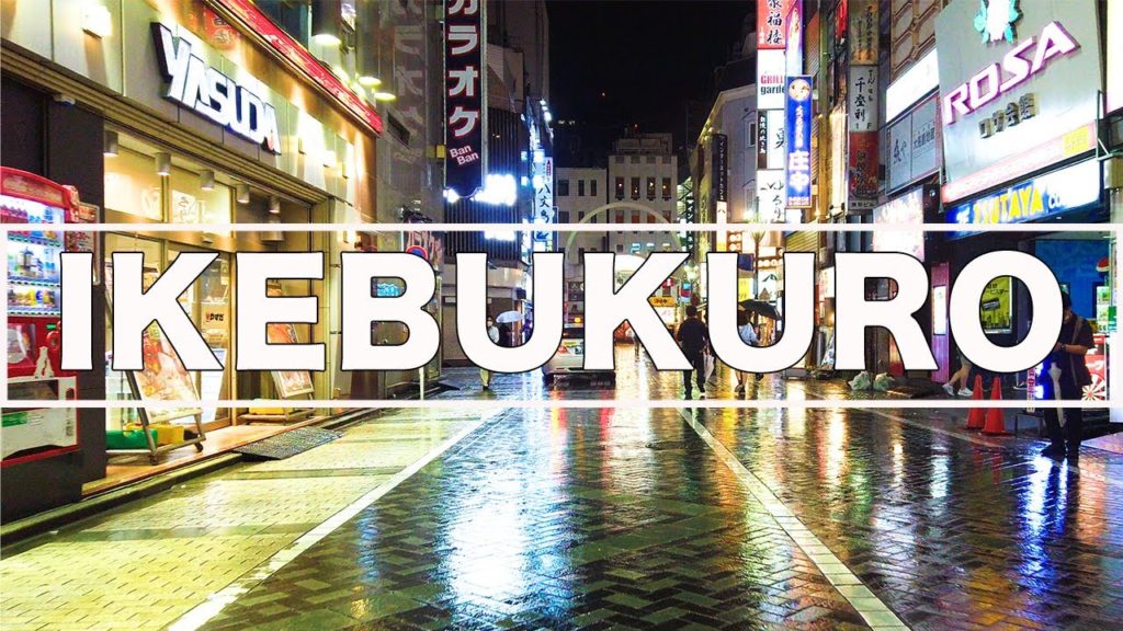 【Tokyo 4K】Ikebukuro - Japan / night walk 池袋の夜散歩