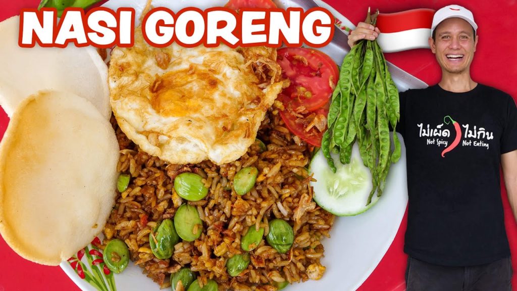 Indonesian Street Food 🇮🇩  NASI GORENG RECIPE - Fried Rice!! | Street Food at Home Ep. 3
