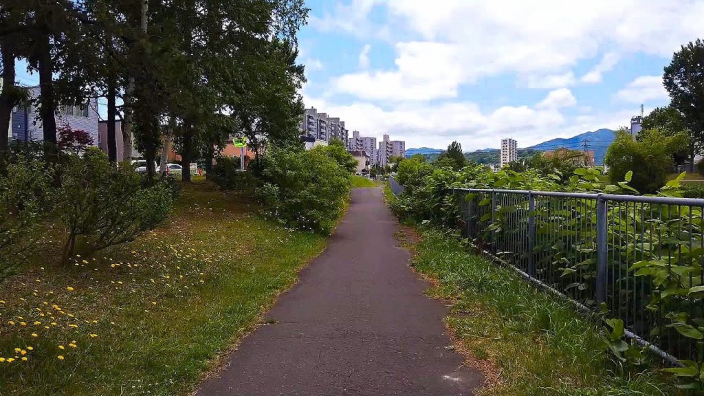 DJI Osmo Pocket【琴似発寒川をサイクリング】Cycling riverbed japan