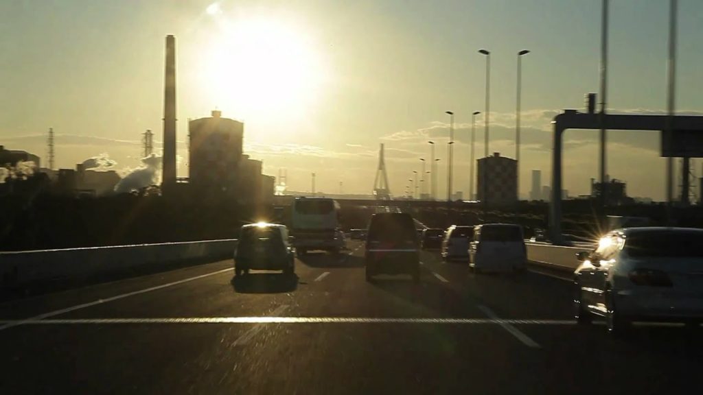 Aqua-line and Bay Bridge Driving in Yokohama