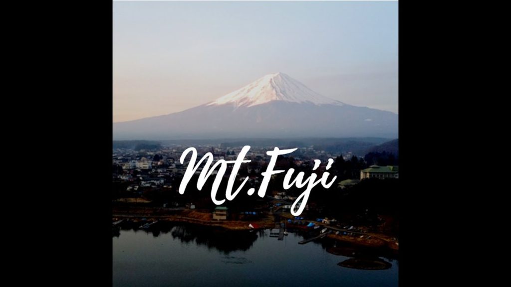 Mount Fuji view from Lake Kawaguchiko in April 2017