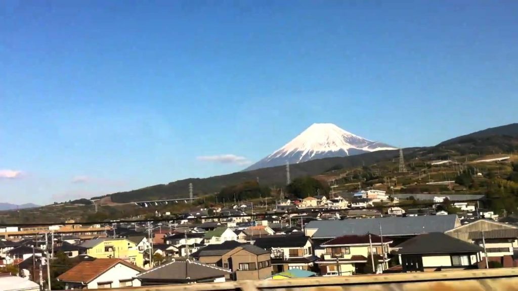 Mt Fuji view on the way to shizuoka